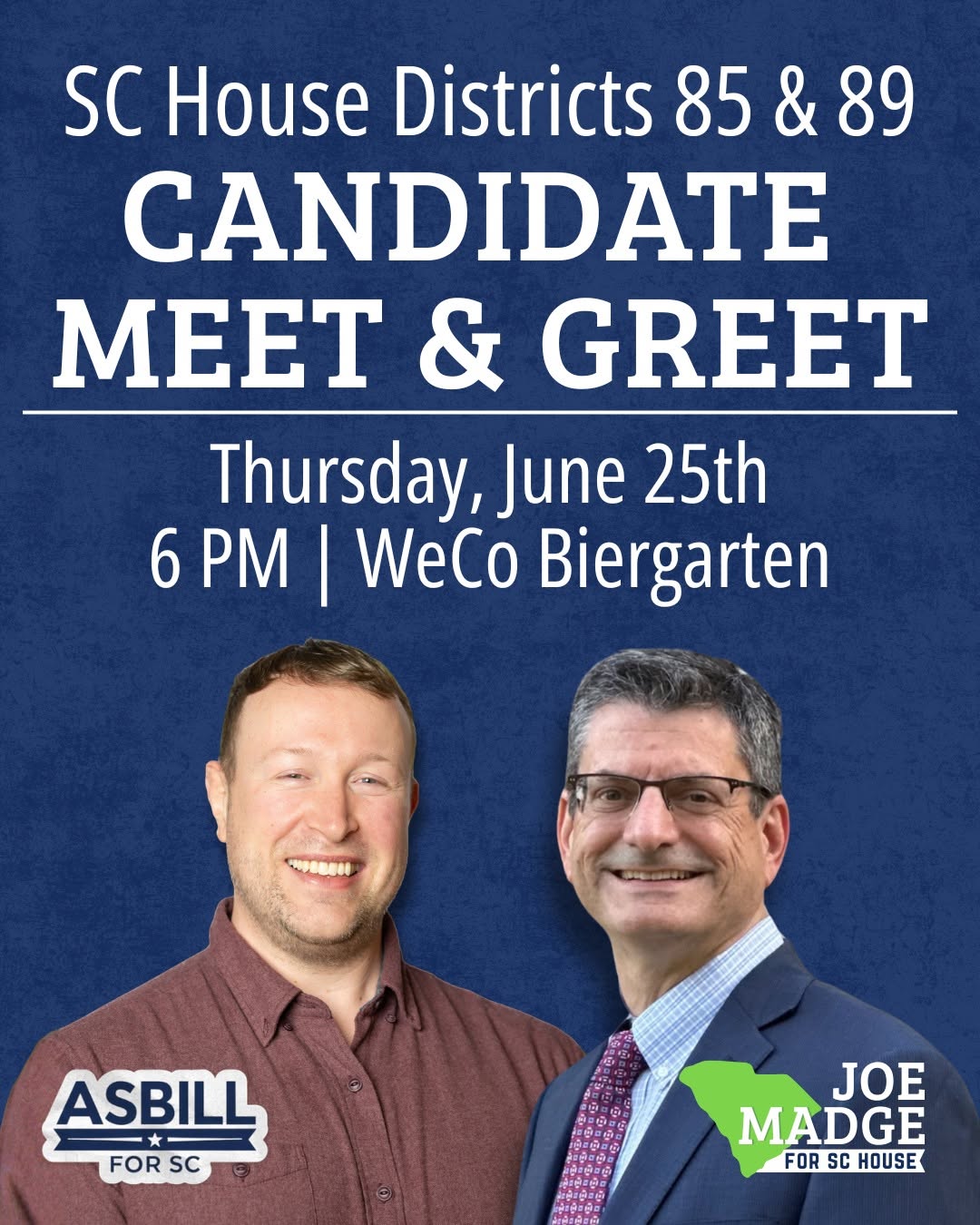 Candidate Meet and Greet with Steven Asbill and Joe Madge