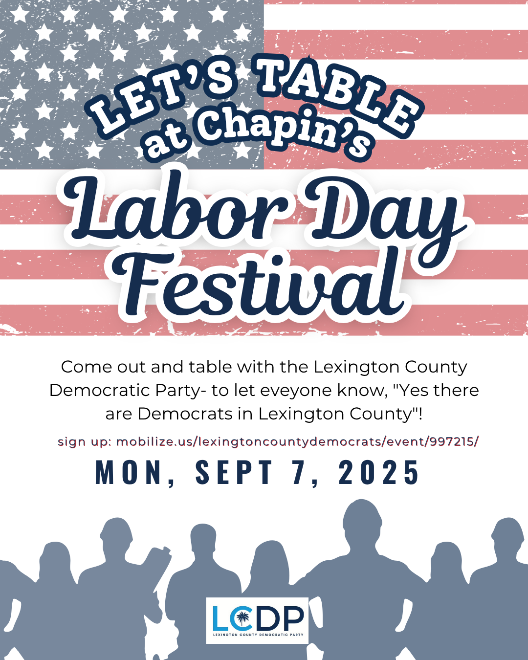 Chapin Labor Day Table - Volunteers Needed