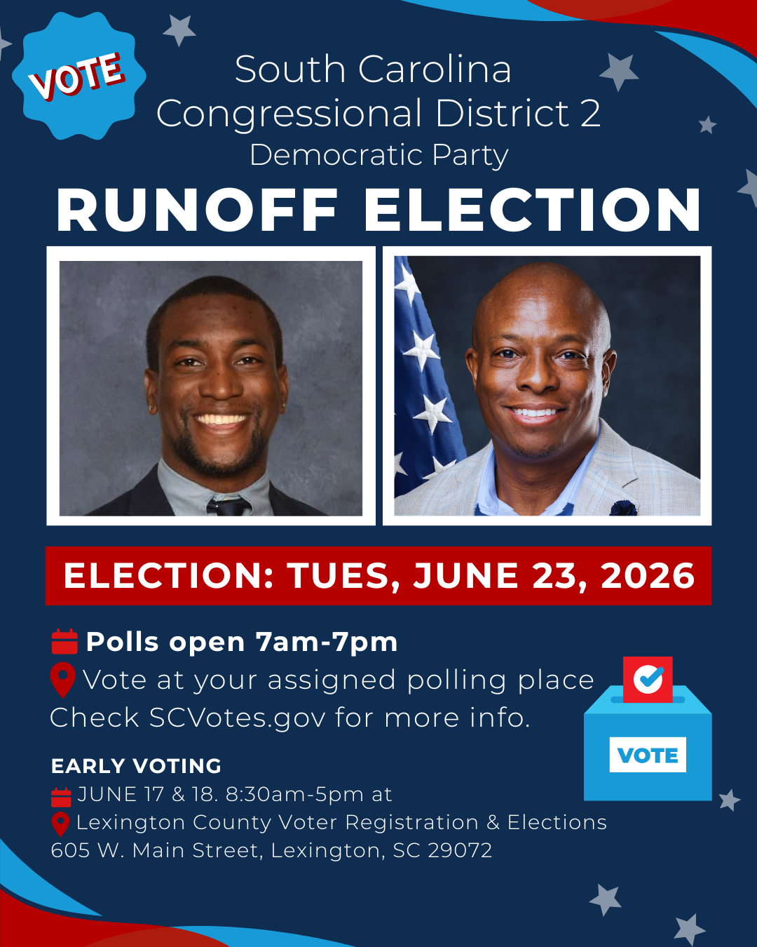 SC Congressional District 2 Runoff Election