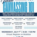 Canvassing 101 Training with Lexington County Candidates
